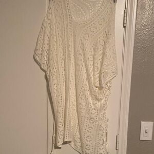 Cream Crochet Cover-Up